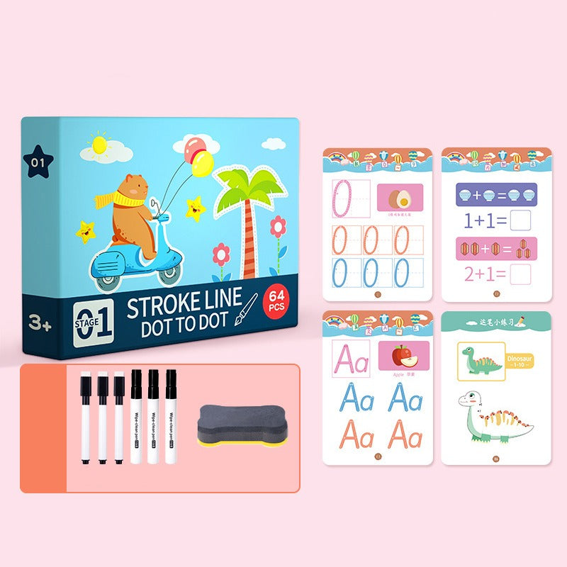 Uitwisbaar Schrijf- en Oefenboek – Eerste Stap naar Schrijven