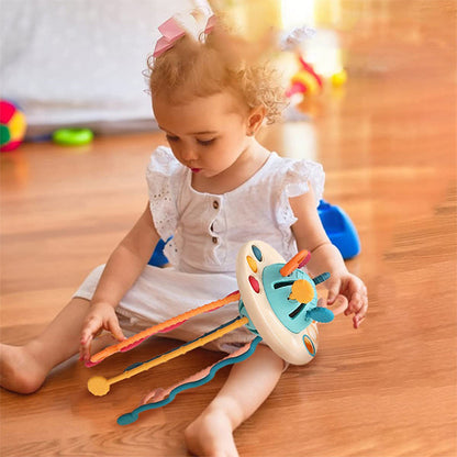 Sensorische Speelring voor Baby’s – Motorisch & Reisvriendelijk Babyspeelgoed (12 mnd+)