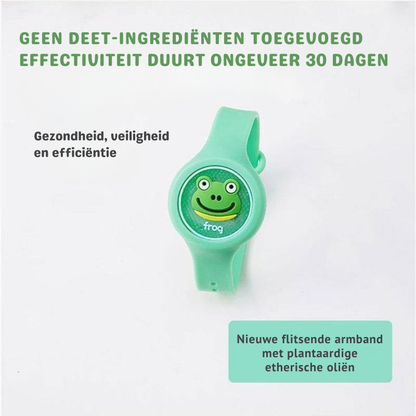Muggenarmband voor Kinderen – Natuurlijke Bescherming zonder Spray (3+)