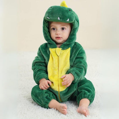 Baby Dieren Jumpsuit – Zacht & Comfortabel Babypakje
