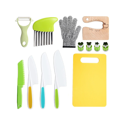 Kinder Kookset – Veilig Meekoken met Echte Keukentools (2+)