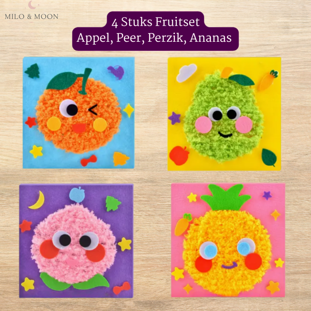 Creatieve Dieren Borduurkit voor Kinderen – Motorisch & Fantasierijk Knutselspel (3+)