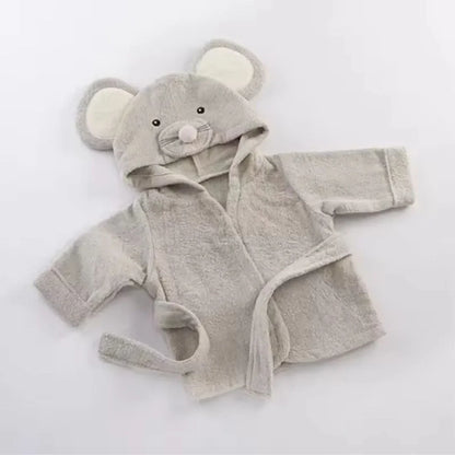 Dieren Bademantel met Capuchon – Zachte Badjas voor Baby’s en Peuters