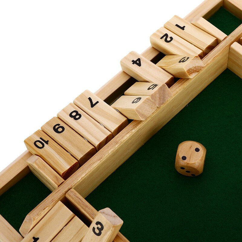 Houten Shut the Box – Educatief Rekenspel voor Kinderen