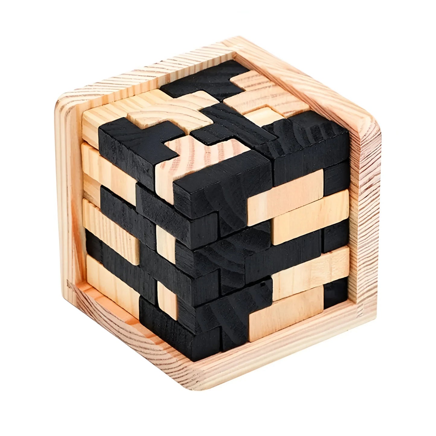 3D Houten Denkspel – Logisch Puzzelspel vanaf 6 Jaar