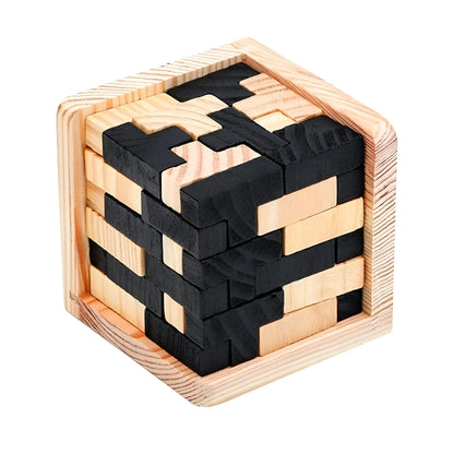 3D Houten Denkspel – Logisch Puzzelspel vanaf 6 Jaar