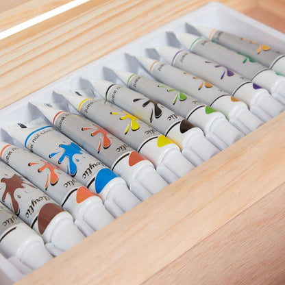 Compact Aquarelset voor Onderweg (6+) – Creatief Tekenen en Schilderen