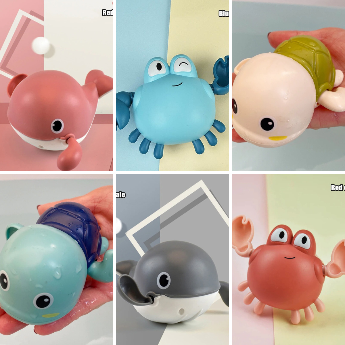 Zwemmende Bath Buddies – Wind-Up Badspeeltjes voor Spel & Ontwikkeling (3+)