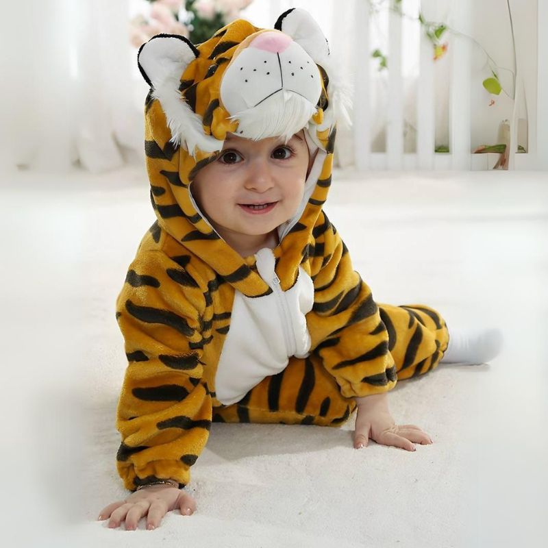 Baby Dieren Jumpsuit – Zacht & Comfortabel Babypakje