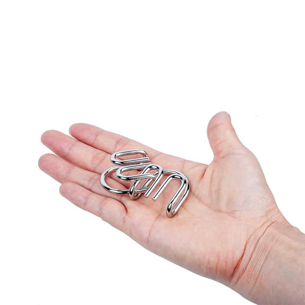 Metalen Puzzelringen Set – Logisch Denkspel & Breintraining