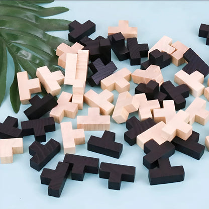 3D Houten Denkspel – Logisch Puzzelspel vanaf 6 Jaar