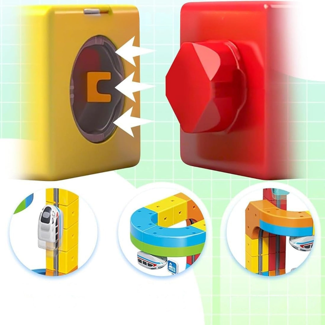 3D Knikkerbaan voor Kinderen (4+) – Creatieve Bouw- en Rennbaan