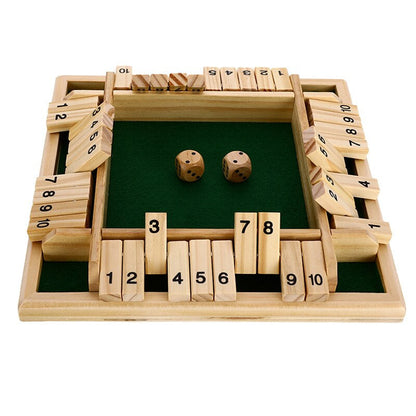 Houten Shut the Box – Educatief Rekenspel voor Kinderen