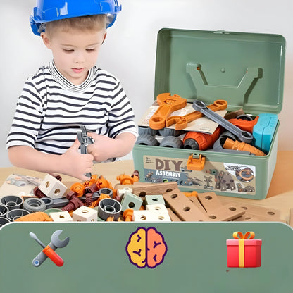 Creatieve Bouwset met Koffer – Educatief Constructiespeelgoed vanaf 4 Jaar