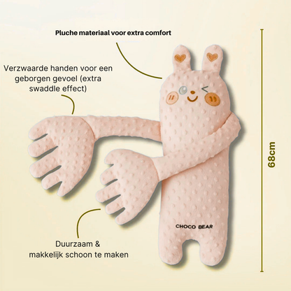 Slaapknuffel Beer met Kalmerende Klopbeweging – Zacht Pluche Slaapvriendje voor Baby’s