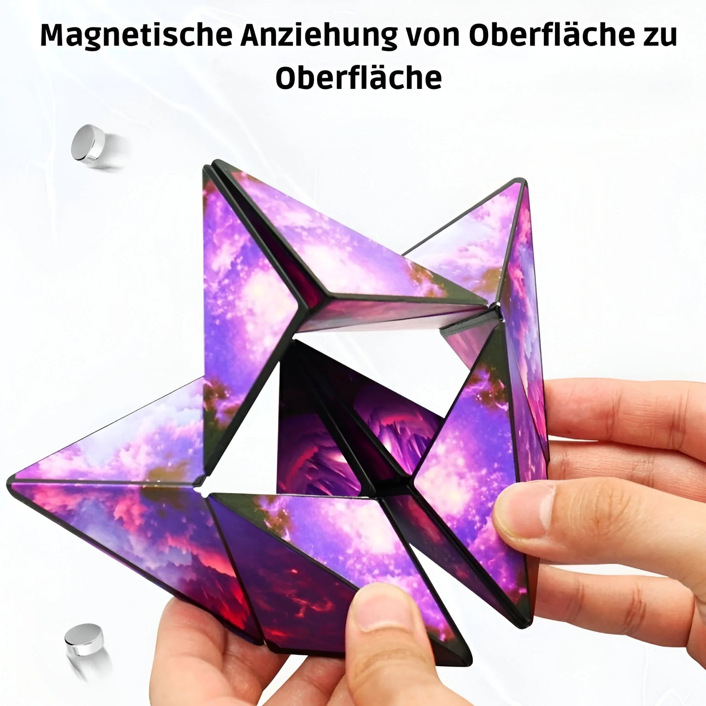 Magnetische Vormkubus voor Kinderen (5+) – Creatief Denk- en Constructiespel