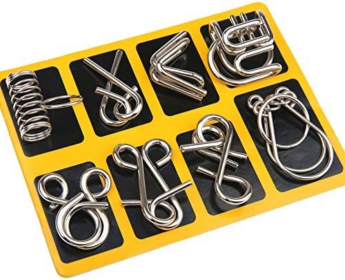 Metalen Puzzelringen Set – Logisch Denkspel & Breintraining