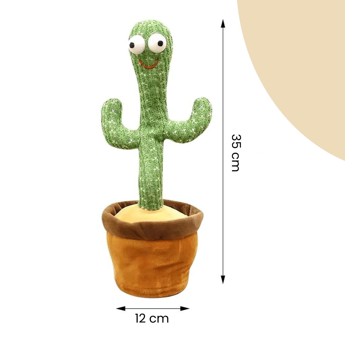 Interactieve Dansende Cactus – Muzikaal Praat- en Bewegingsspeelgoed