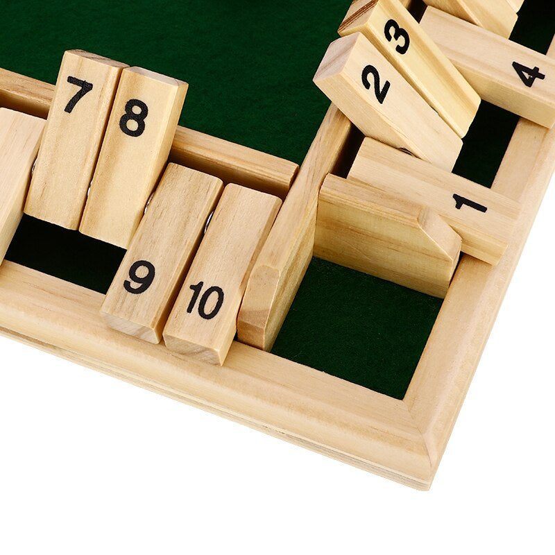 Houten Shut the Box – Educatief Rekenspel voor Kinderen