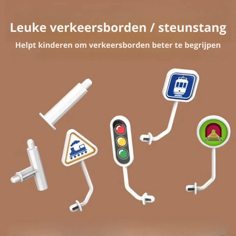 Magnetische DIY Treinbaan – Creatieve Bouwset voor Motoriek & Fantasie (3+)