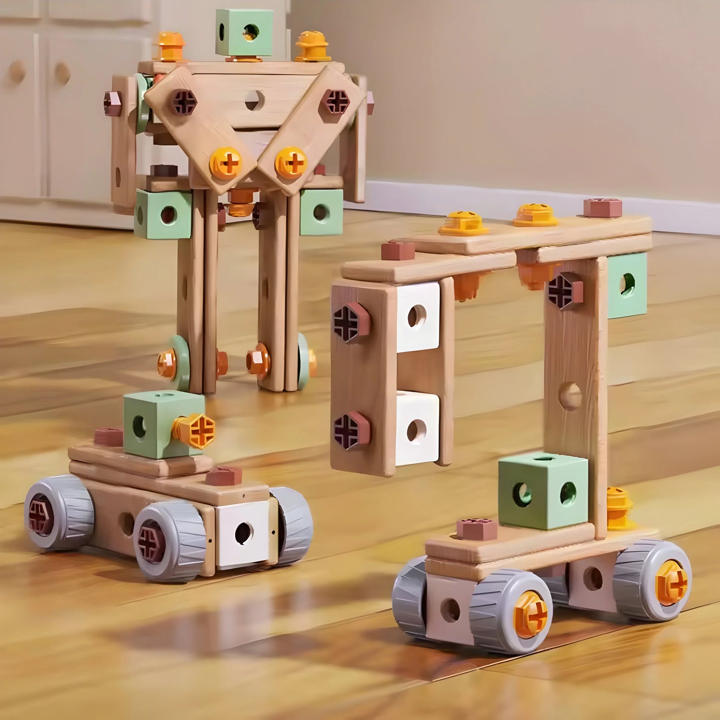 Creatieve Bouwset met Koffer – Educatief Constructiespeelgoed vanaf 4 Jaar