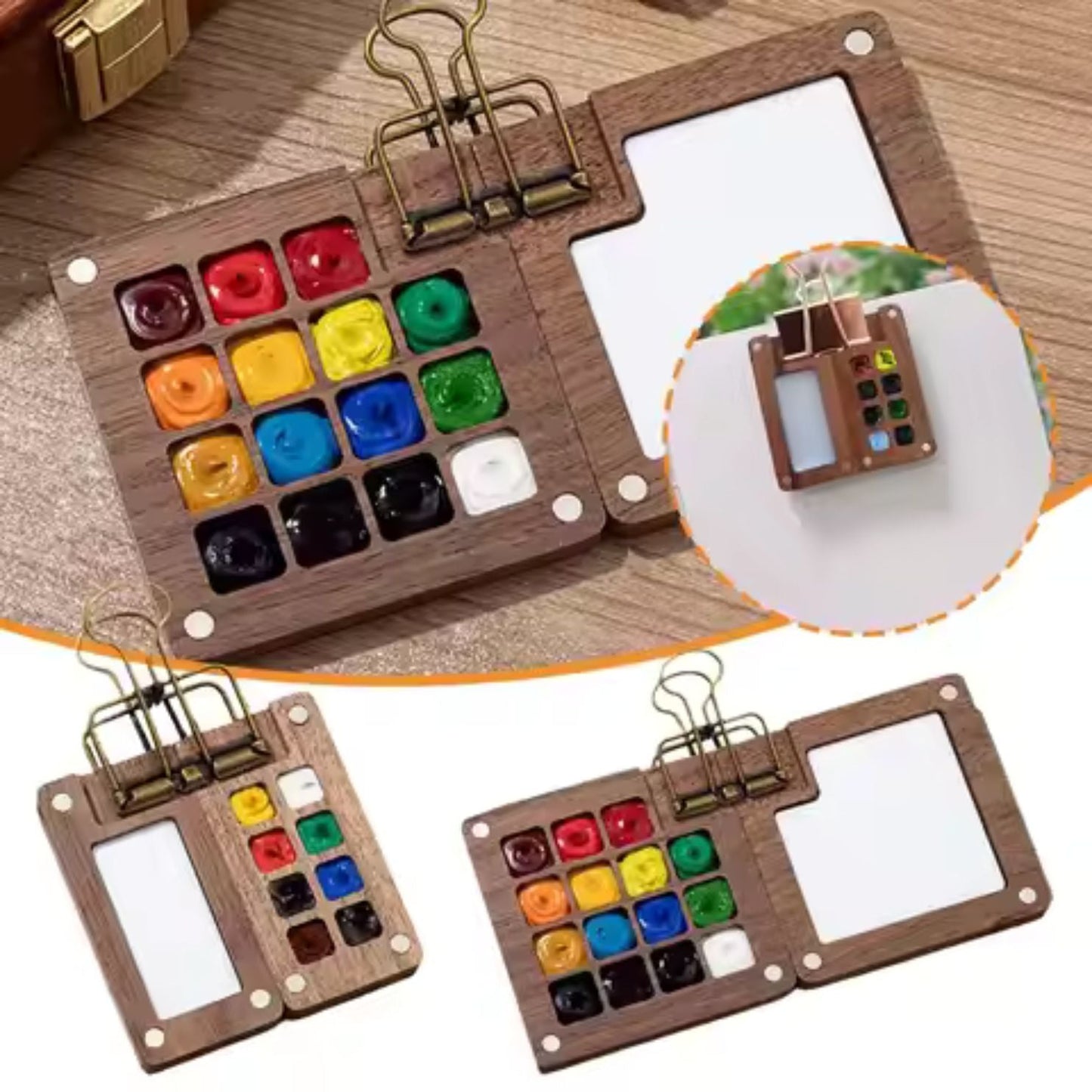 Compact Aquarelset voor Onderweg (6+) – Creatief Tekenen en Schilderen