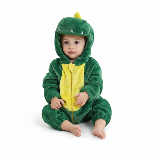 Baby Dieren Jumpsuit – Zacht & Comfortabel Babypakje