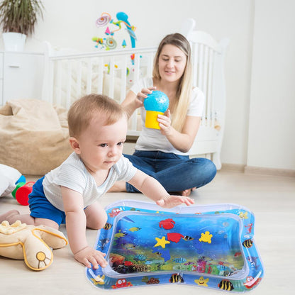 Water Speelmat voor Baby’s – Sensorische Buiklig Activiteit (3m+)