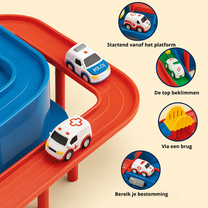 Mechanisch Auto Avontuur – Educatief Speelparcours (3+)