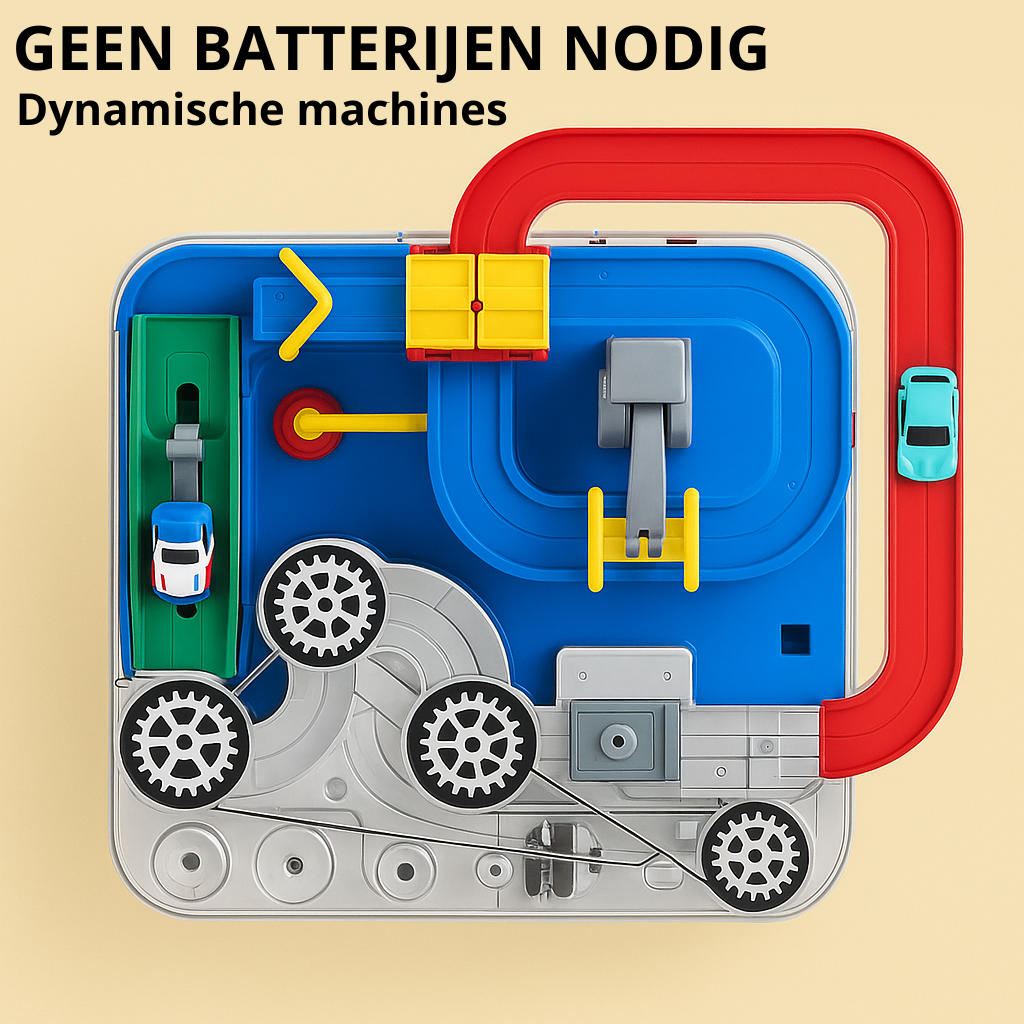 Mechanisch Auto Avontuur – Educatief Speelparcours (3+)