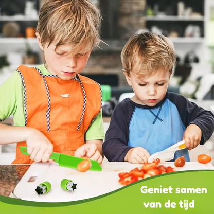 Junior Chef Keukenset – Veilig Snijden & Koken voor Kinderen (3+)