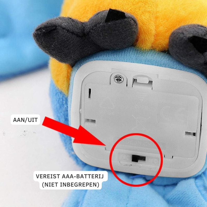 Pratende Knuffel Papegaai – Interactief Taalspel met Geluid & Beweging (3+)