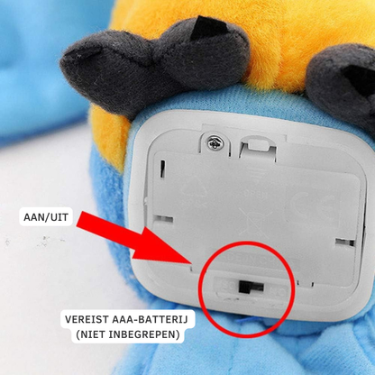 Pratende Knuffel Papegaai – Interactief Taalspel met Geluid & Beweging (3+)