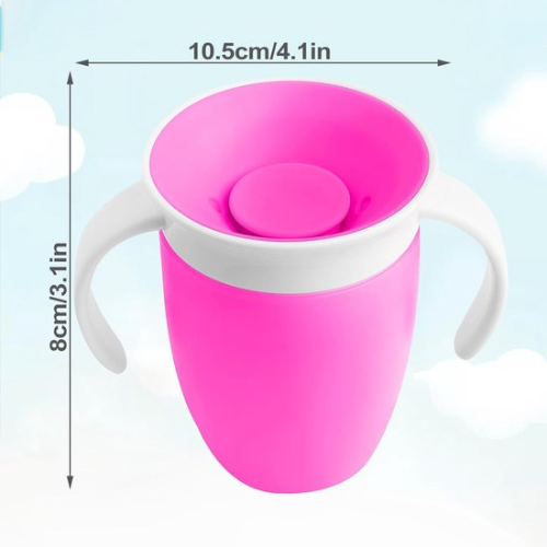 Lekvrije Drinkbeker 360° – Zelfstandig Leren Drinken – Vanaf 6 Maanden