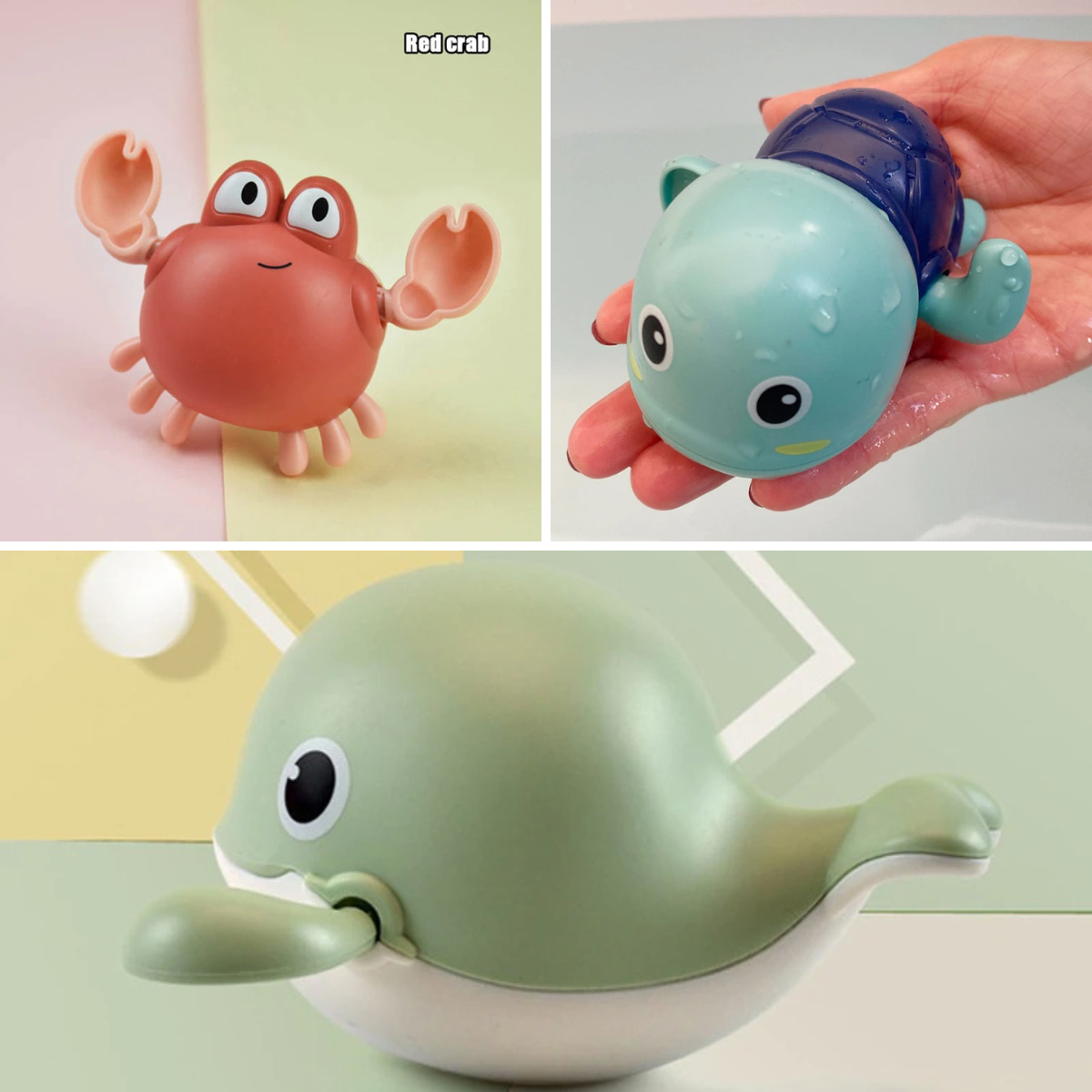 Zwemmende Bath Buddies – Wind-Up Badspeeltjes voor Spel & Ontwikkeling (3+)