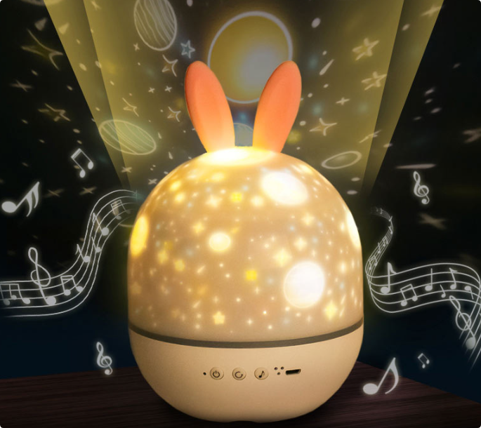 Sterren Hemel Projector – Rustgevende Nachtlamp met Licht & Projectie (3+)