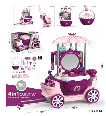 Speelgoed IJswagen met Accessoires – Rollenspel Winkelwagen voor Kinderen