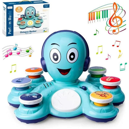 Muzikale Octopus – Interactief Muziekspeelgoed voor Peuters en Kleuters
