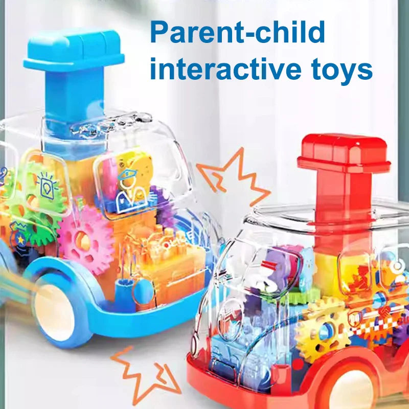 Push & Go Speelgoedauto – Frictievoertuig voor Motorische Ontwikkeling (1–3 jaar)