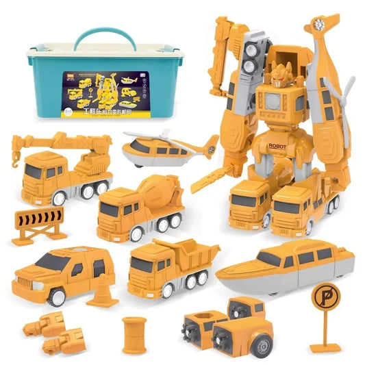 Magnetische Transformer Speelgoedwagen – Bouw- en Constructiespeelgoed (5+)