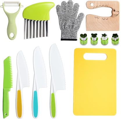 Kinder Kookset – Veilig Meekoken met Echte Keukentools (2+)