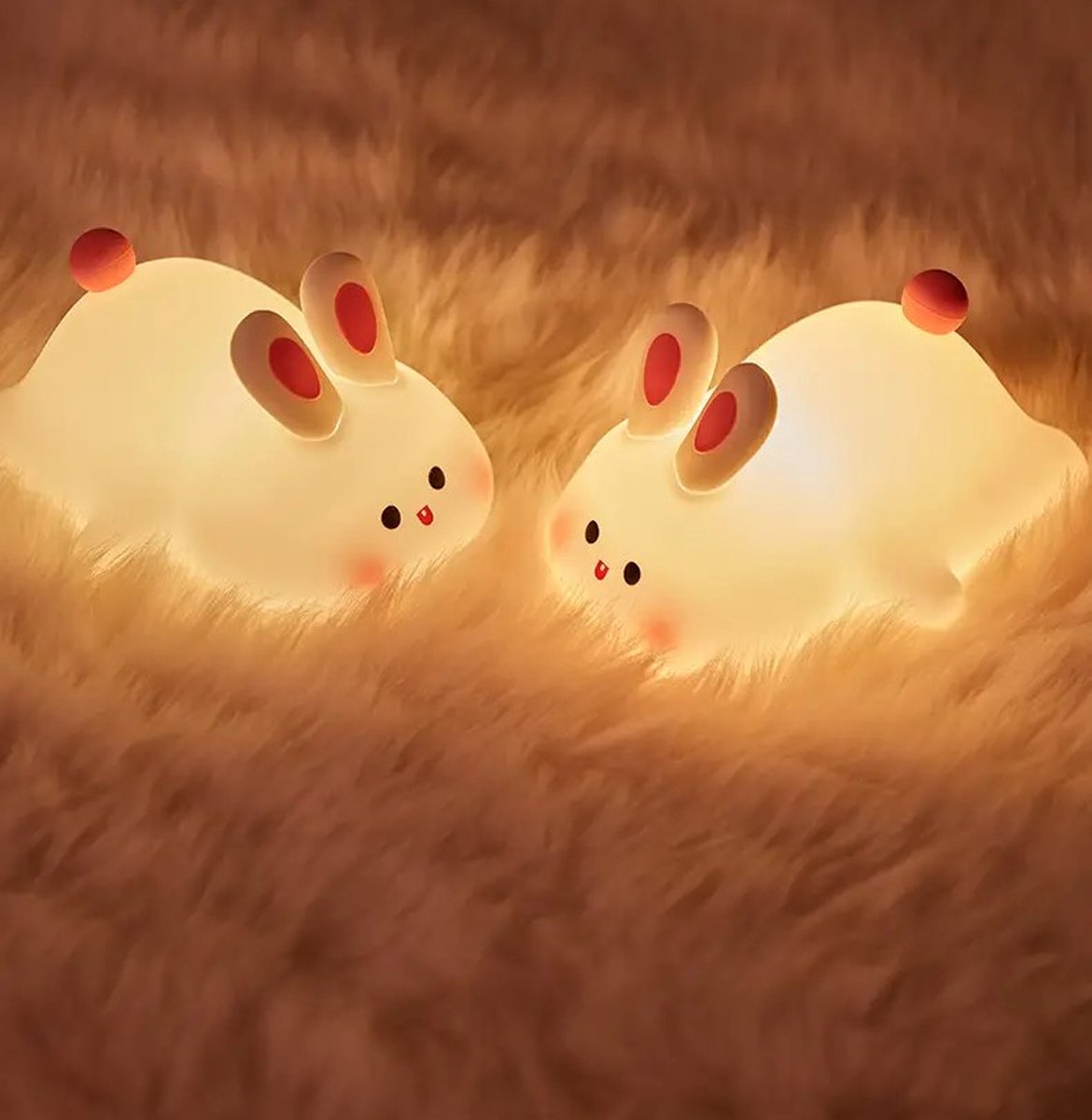 Siliconen Nachtlamp met Dimbaar Licht & Timer – Rustgevende Slaapondersteuning